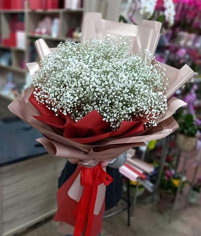 Букет цветов из: Гипсофила в Полтавке
