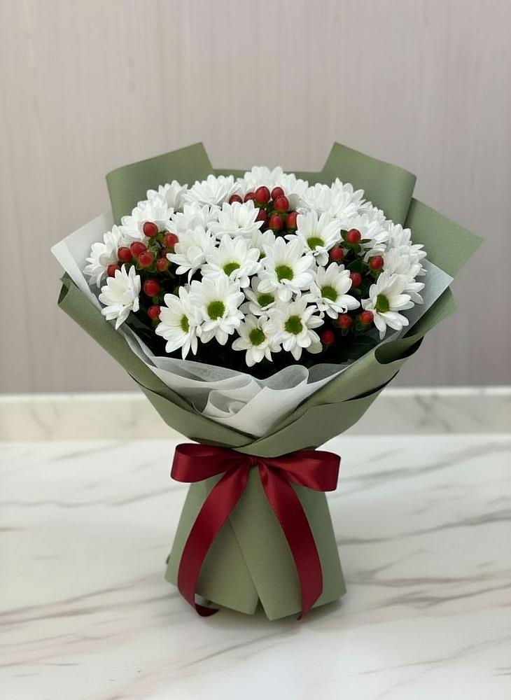 Букет цветов из: Хризантемы в Полтавке