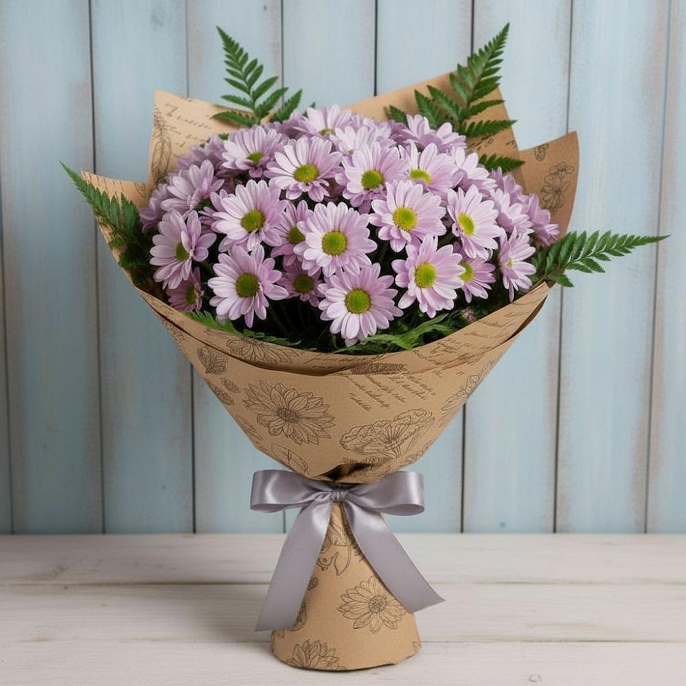 Букет цветов из: Хризантемы в Полтавке