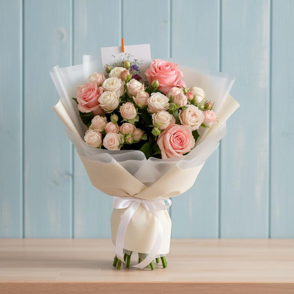 Букет цветов из: Розы в Полтавке