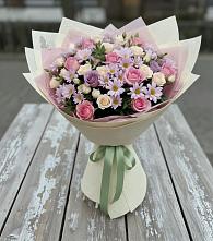 Букет цветов из:  Розы и Хризантемы в Полтавке