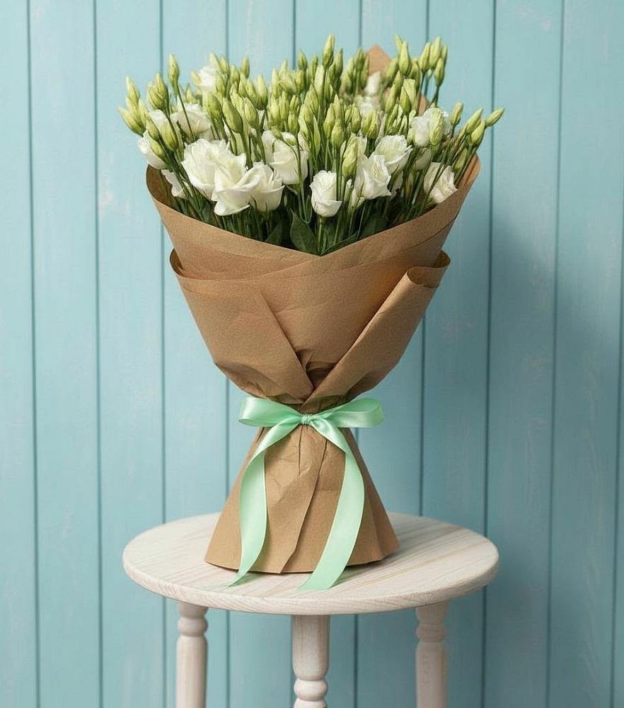 Букет цветов из: Лизиантусы в Полтавке