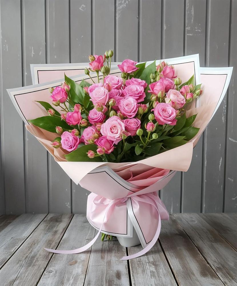 Букет Розовый кустик в Полтавке