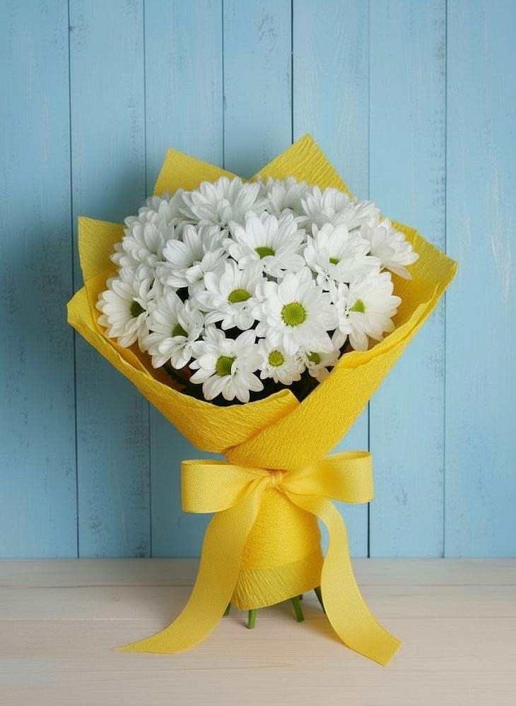 Букет цветов из: Хризантемы в Полтавке