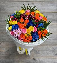 Букет цветов из:  Розы и Хризантемы #REPLACE_PRED# Полтавке