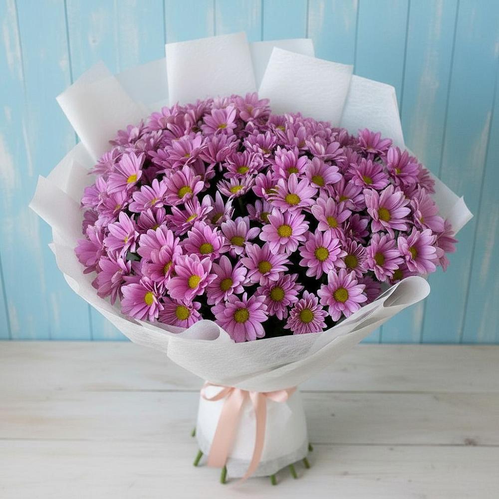 Букет цветов из: Хризантемы в Полтавке