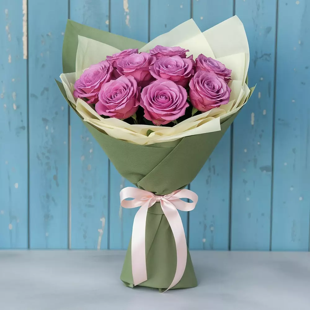 Букет Розы Фёрст Леди в Полтавке