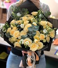 Букет цветов из:  Розы и Лизиантусы #REPLACE_PRED# Полтавке