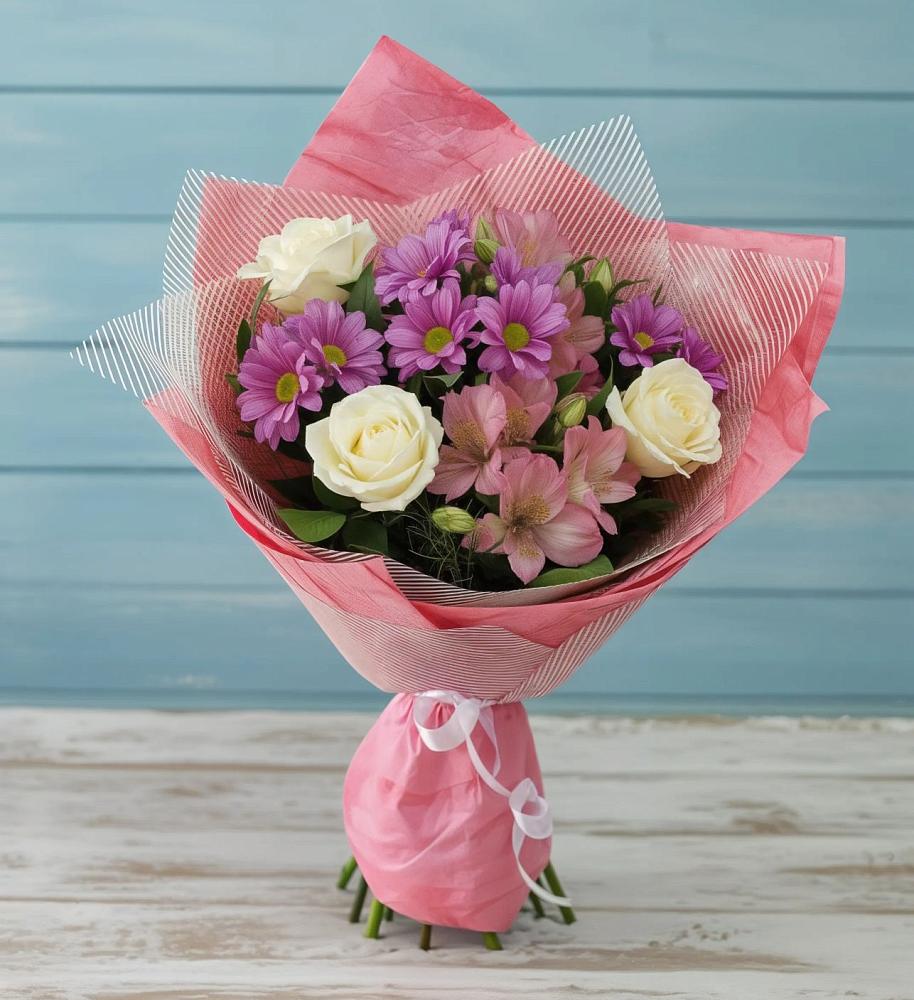 Букет цветов из: Герберы в Полтавке