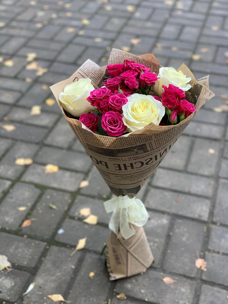 Букет цветов из: Розы в Полтавке