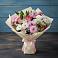 Букет цветов из: Хризантемы, Альстромерии и Розы в Полтавке